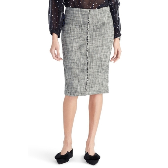 Rachel Roy Collection Tweed Pencil Skirt Size 20W Grey New - Picture 3 of 8